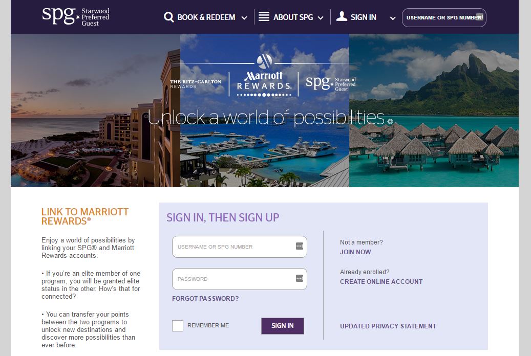 Entering SPG Info