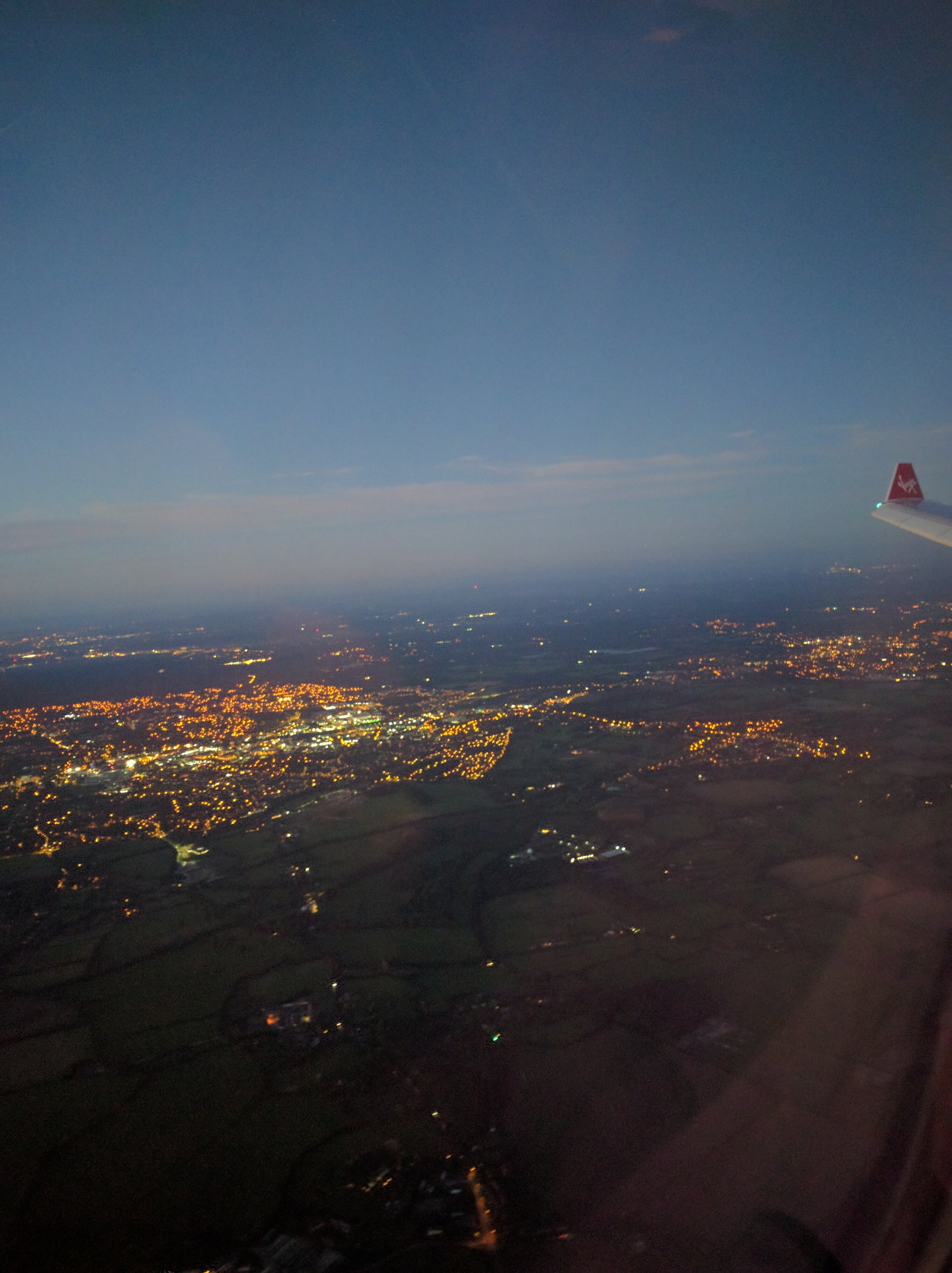 Landing in London