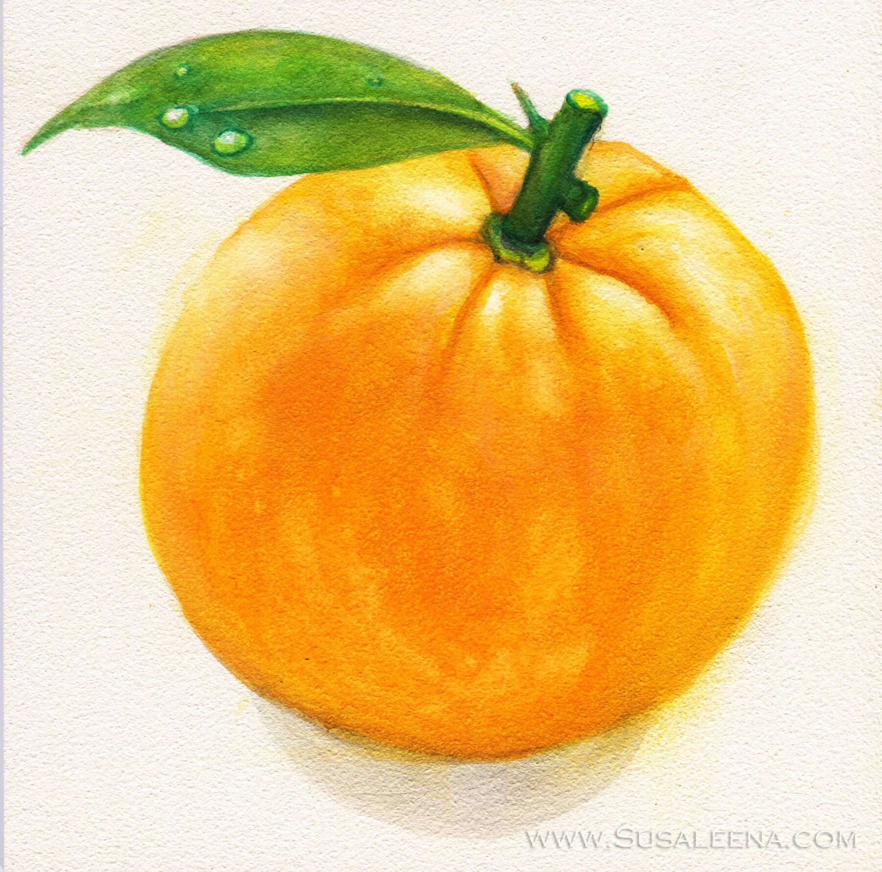 Apply more red to the orange and...done!