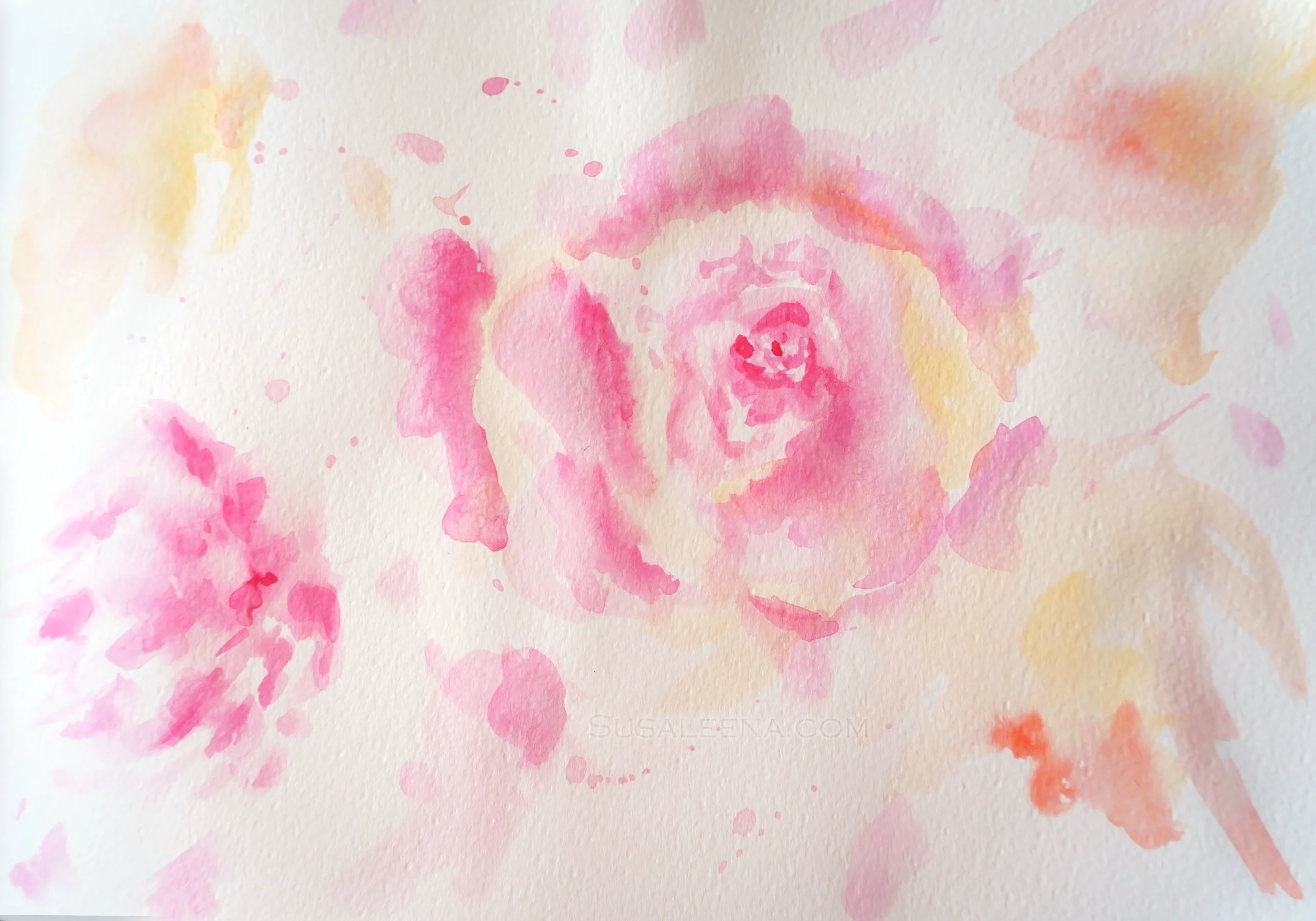 This painting was born out of frustration. I call this one "Flutter" and I'm quite surprised at how it turned out!