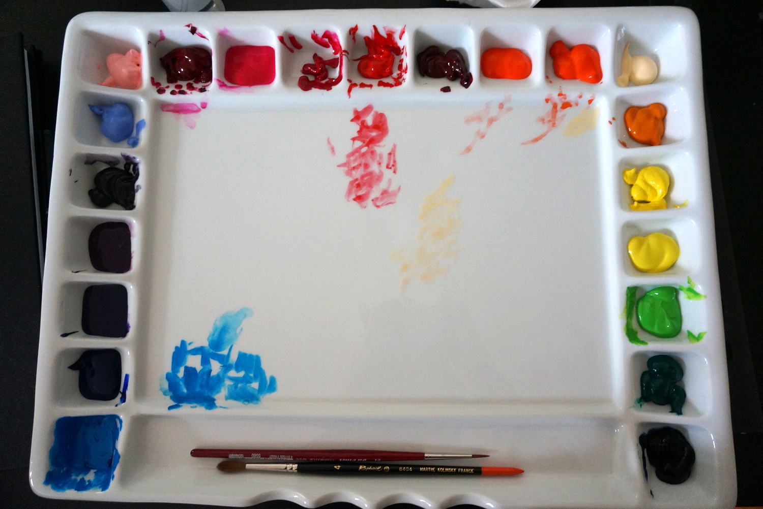 Porcelain Watercolor Palettes