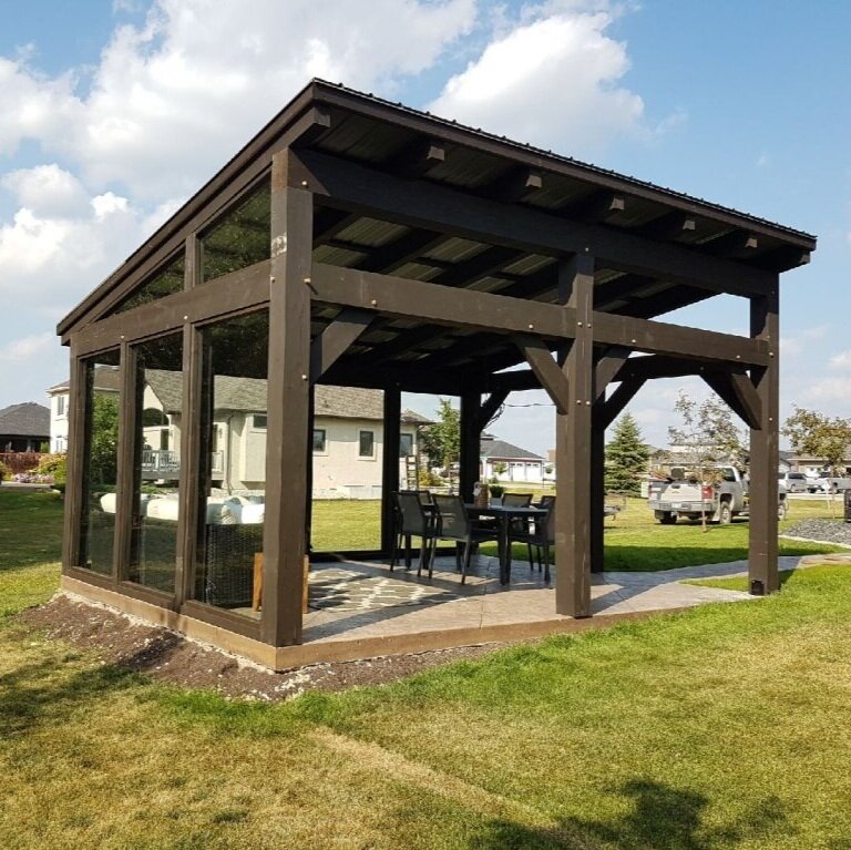 custom timber timberframe pergola deck patio