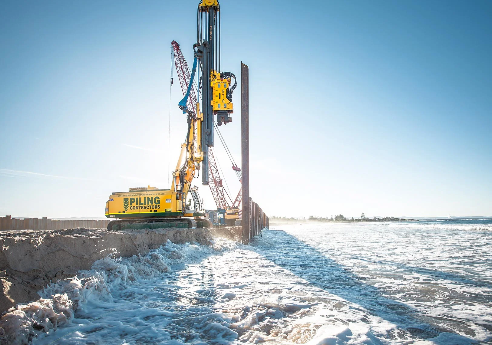 Sheet Piling. Shellharbour NSW
