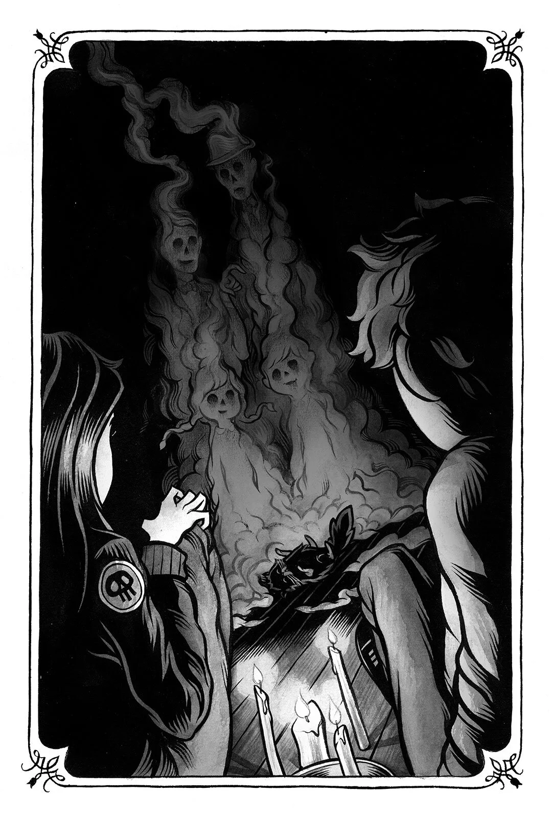 Interior illustration for The Year of Shadows