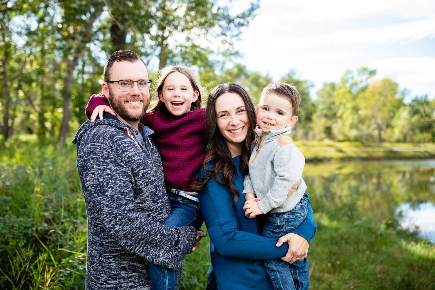 Documentary-style family photography capturing natural moments.
