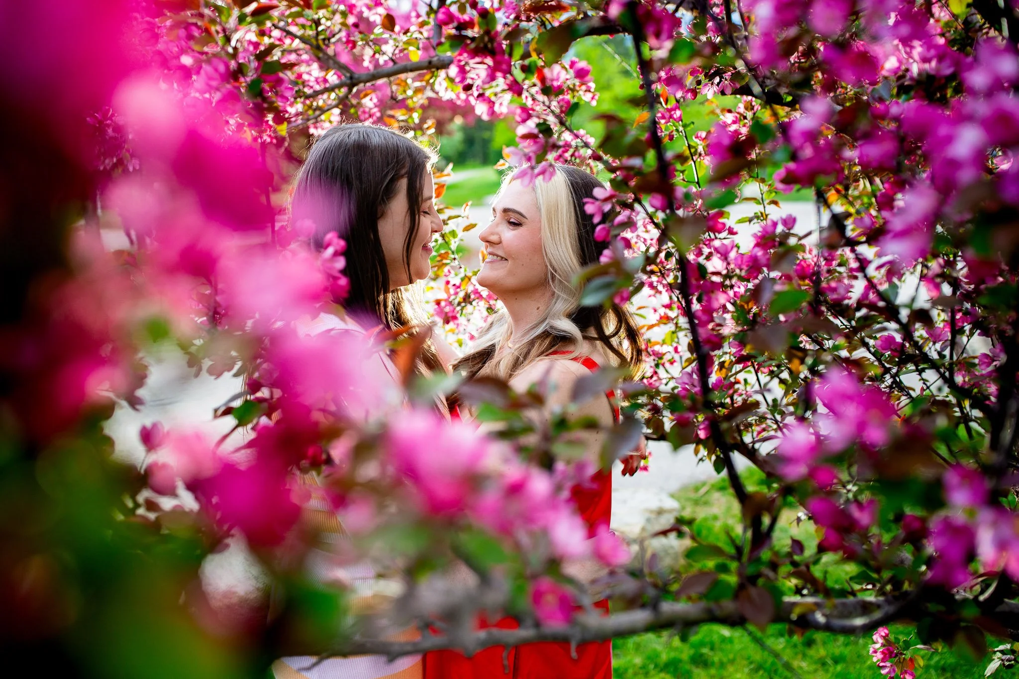 Colourful Spring Engagement | Baker Park