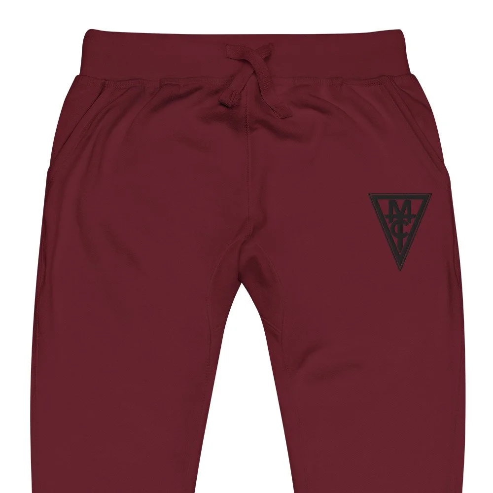 unisex-fleece-sweatpants-maroon-zoomed-in-691bd0a784f66.jpg