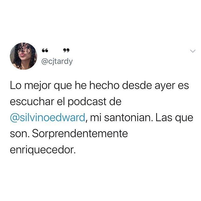 Gracias por el apoyo incondicional que le han dado a mi podcast #LasQueSon 🔑 estoy sumamente contento de que se disfruten mis ideas y me den la confianza de entrar a sus hogares y o&iacute;dos todas las semanas. Estuve meditando sobre el podcast en 