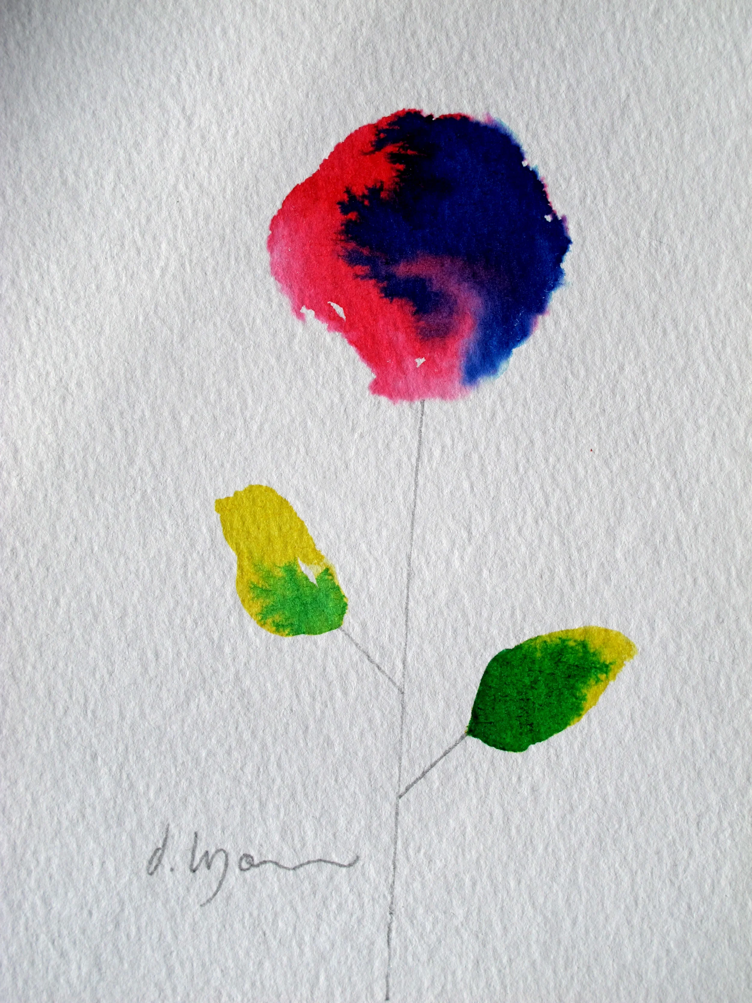 ON LOAN: Ink Flowers - Series 1 - No. 7 - Original with mount