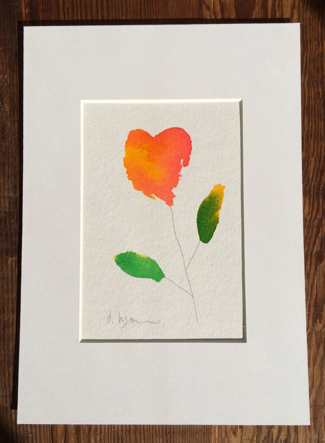 ON LOAN: Ink Flowers - Series 1 - No. 19 - Original with mount