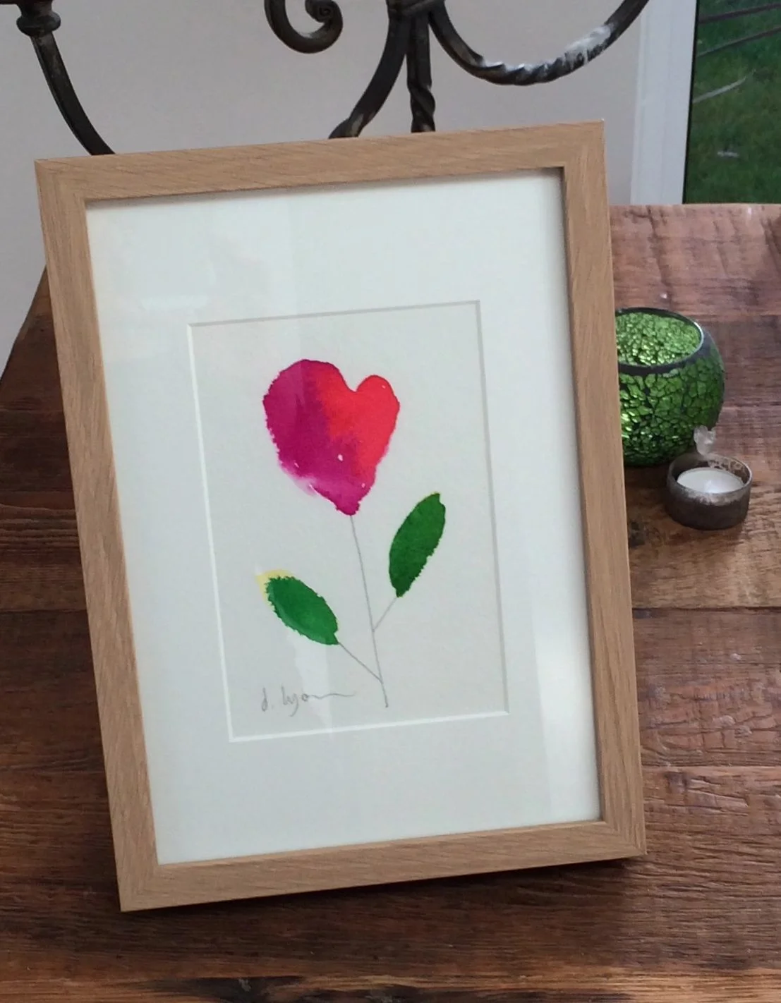 Ink Flowers - Series 1 - No. 20 - Original with mount