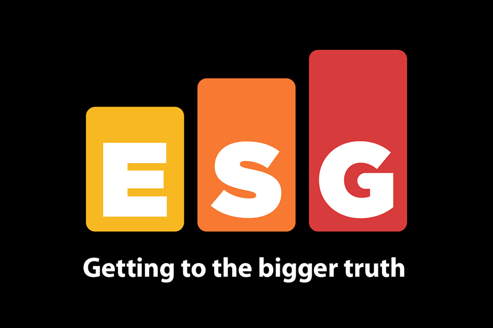 ESG's new logo and tagline