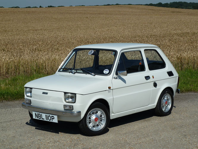Black And White Garage 1975 Fiat 126 Abarth