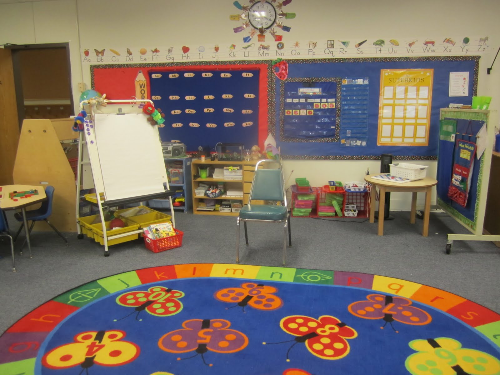 Example: You can get creative if you want, but any photo of your classroom will do. ;)