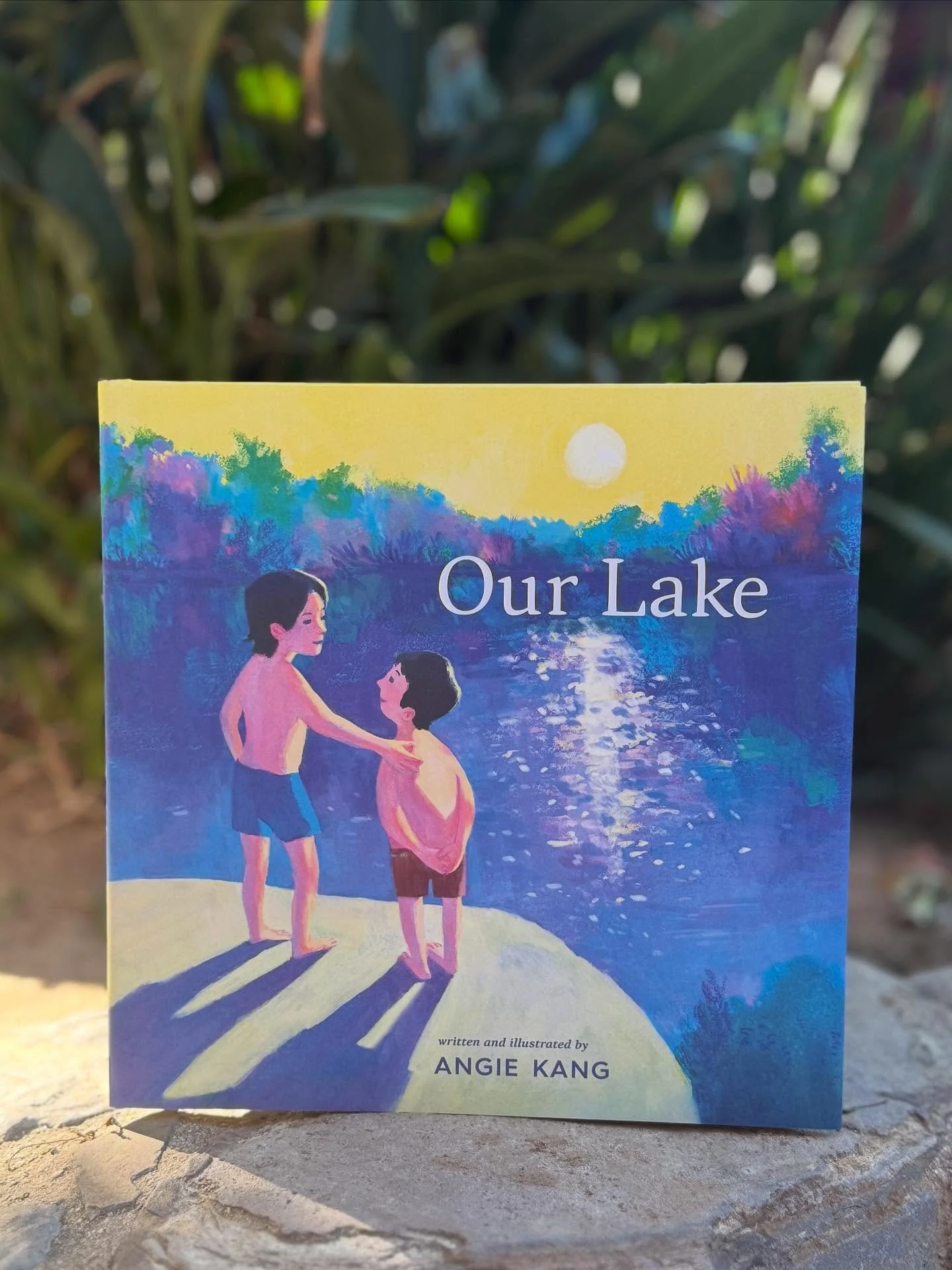 New Favorite Book Alert: @aimeeole read OUR LAKE by @anqiekanq last week and immediately texted me to say how special it was and that we NEEDED it for our library. As always, she was absolutely right. 

As perfect a picture book as we&rsquo;ve read i