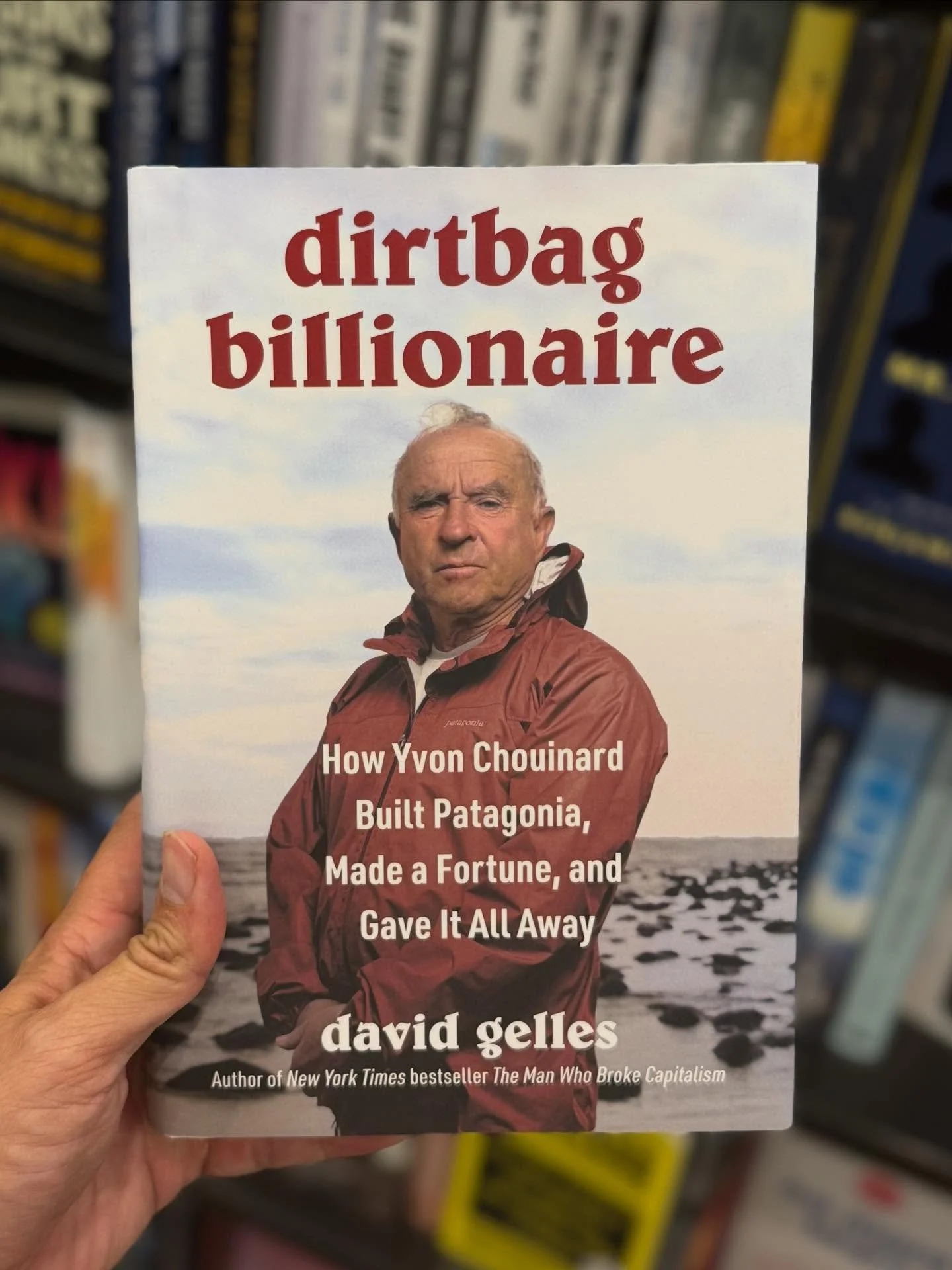 It&rsquo;s here! I&rsquo;ve been so excited for this book ever since @dgelles told us about his trip to report on Yvon Chouinard (and especially after his awesome @nytimes profile took the world by storm).

Congrats, friend! Can&rsquo;t wait for ever