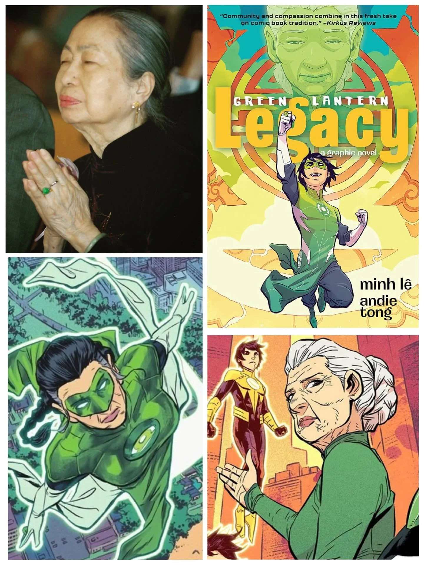 Hard to believe it&rsquo;s been 10 years since my grandmother/B&agrave; N&ocirc;i passed away. She was a real-life hero of mine, so I&rsquo;m forever grateful to @dccomics for letting me write Green Lantern: Legacy and create a superhero inspired by 