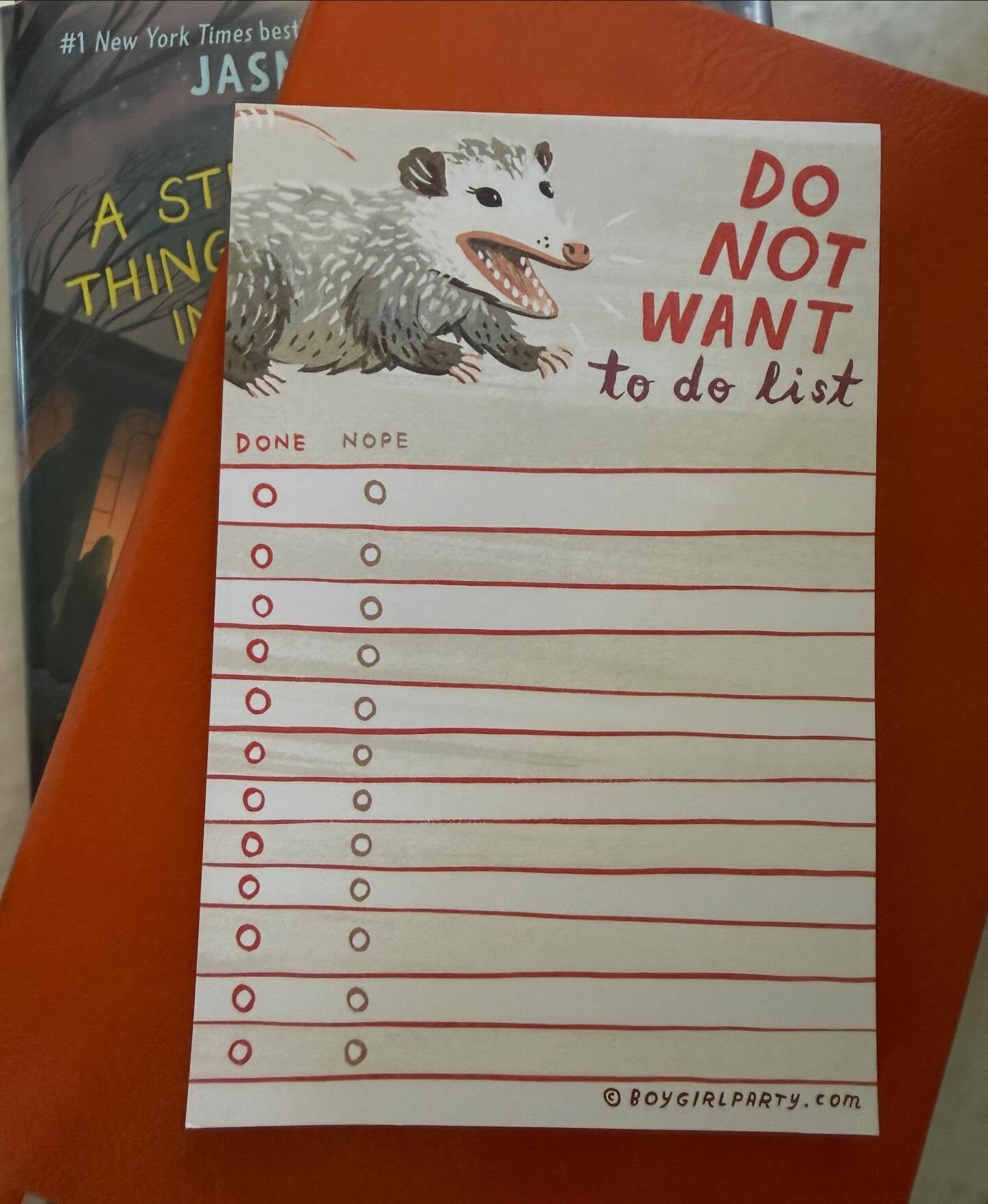 Thank you Susie Ghahremani for this new favorite (Do Not Want) To Do List. ✅ @boygirlparty 

Update: I&rsquo;ve actually been super productive today thanks to this!