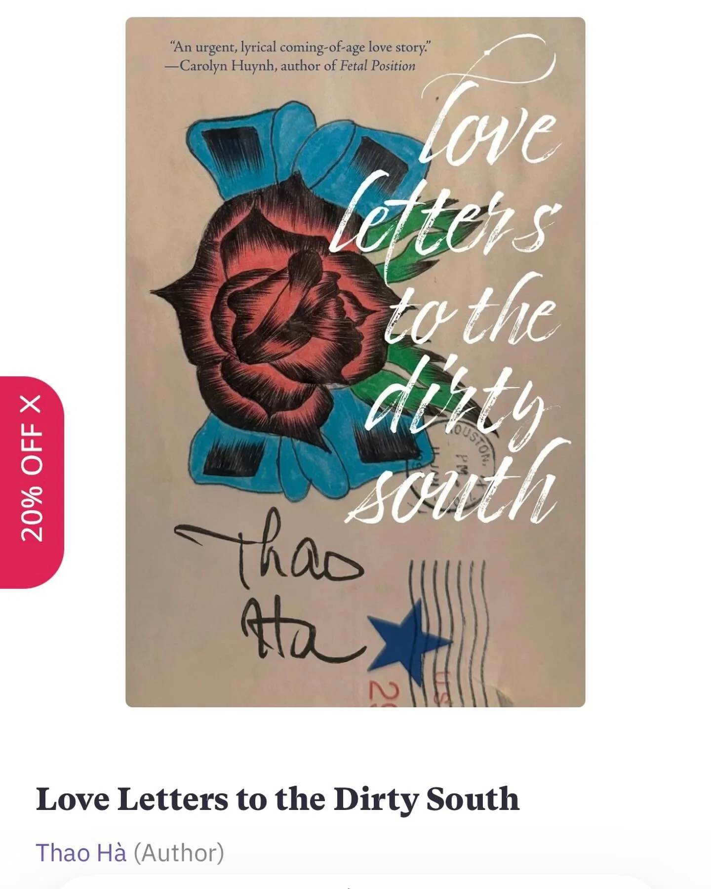 Just preordered LOVE LETTERS TO THE DIRTY SOUTH by the brilliant @thaohaphd. I was lucky enough to hear about an early version of this book idea a few years ago (over a bowl of pho) and I can&rsquo;t wait for it to be out in the world. Thank you for 