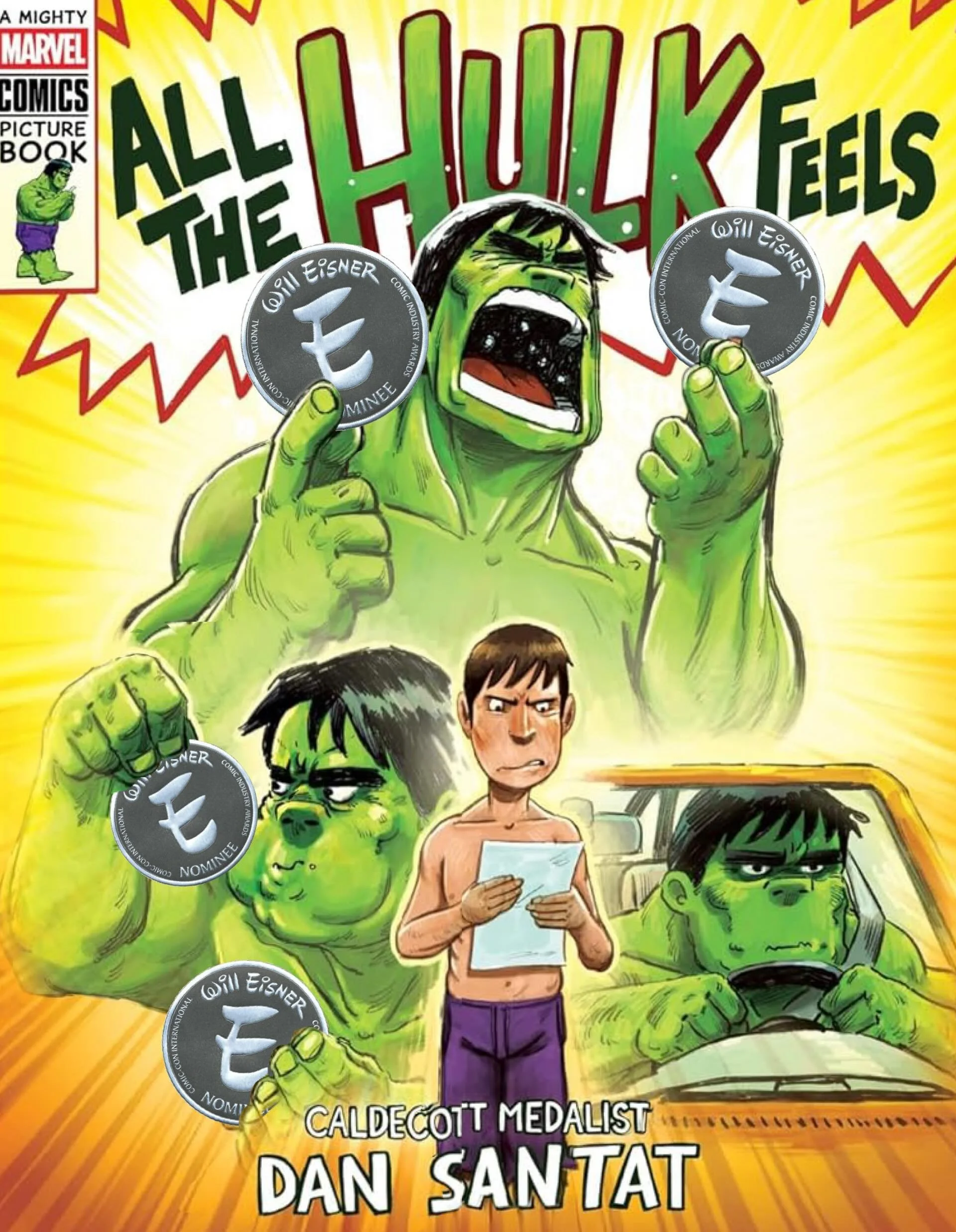 CONGRATS on the 4th Eisner nomination, @dsantat! Hope the 4th time is a charm! 💚💪🏽 @abramskids @marvel