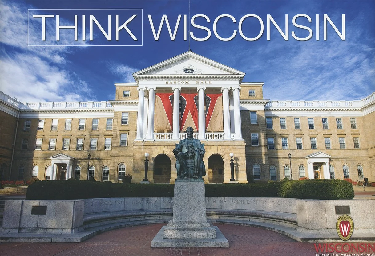 Folded search piece mailer for UW-Madison