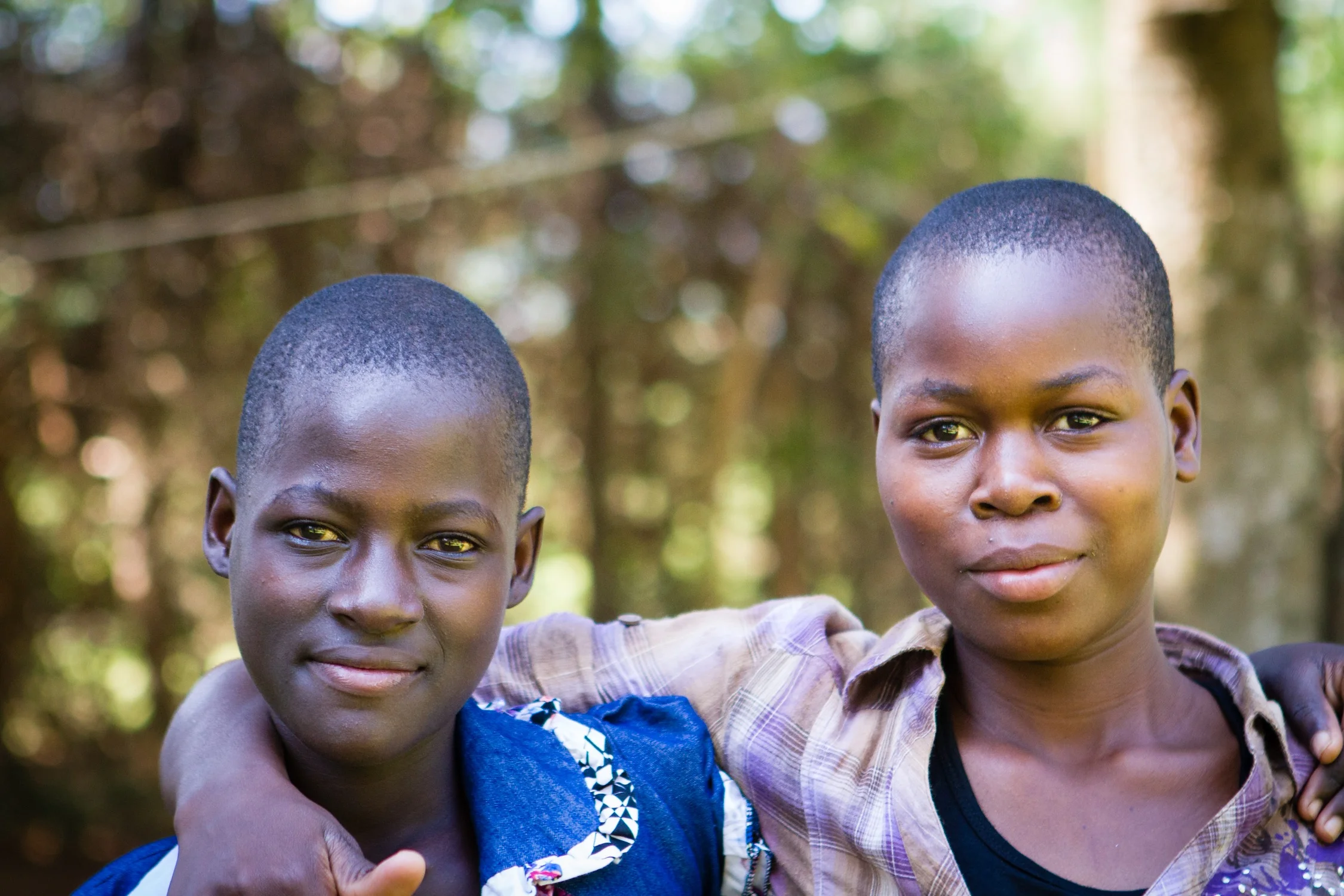 Violet lives at our JCO Chldren's Center and is at the top of her class and Rose is one of our Outreach Girls! These girls are working hard to succeed! Girl Power!