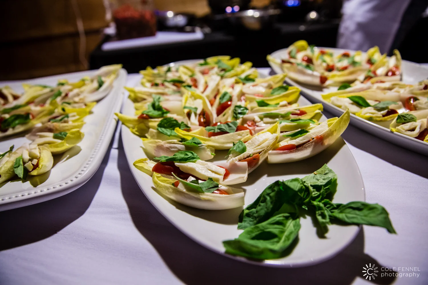 Bocca--these were spectacular drizzled with fresh pesto