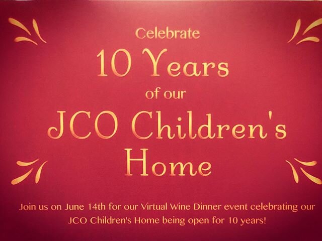 This Sunday is the big night! Join us for our virtual presentation celebrating our JCO Children&rsquo;s Home being open for 10 years 🥳🥳🥳🥂🥂🥂🍷🍷 Our presentation is free and open to everyone! Tune into to our Restore Humanity Facebook page at 6: