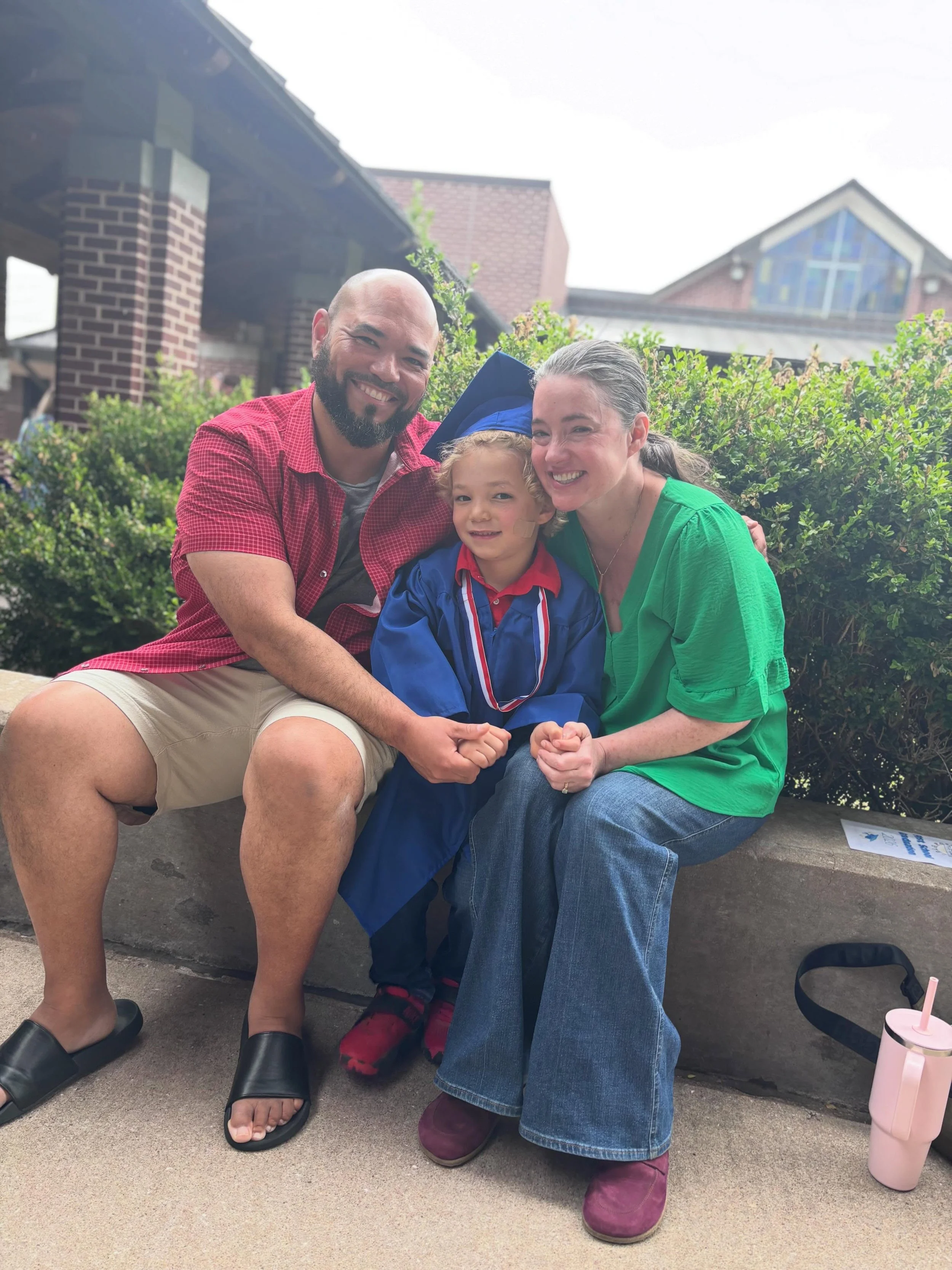 So Malcolm graduated preschool last week and I was a puddle 😭😭 through the entire thing. Everyone @firstschoolfayetteville had been so loving and supportive and kind to both our boys and our family and we are so grateful.

It was such an adorable c