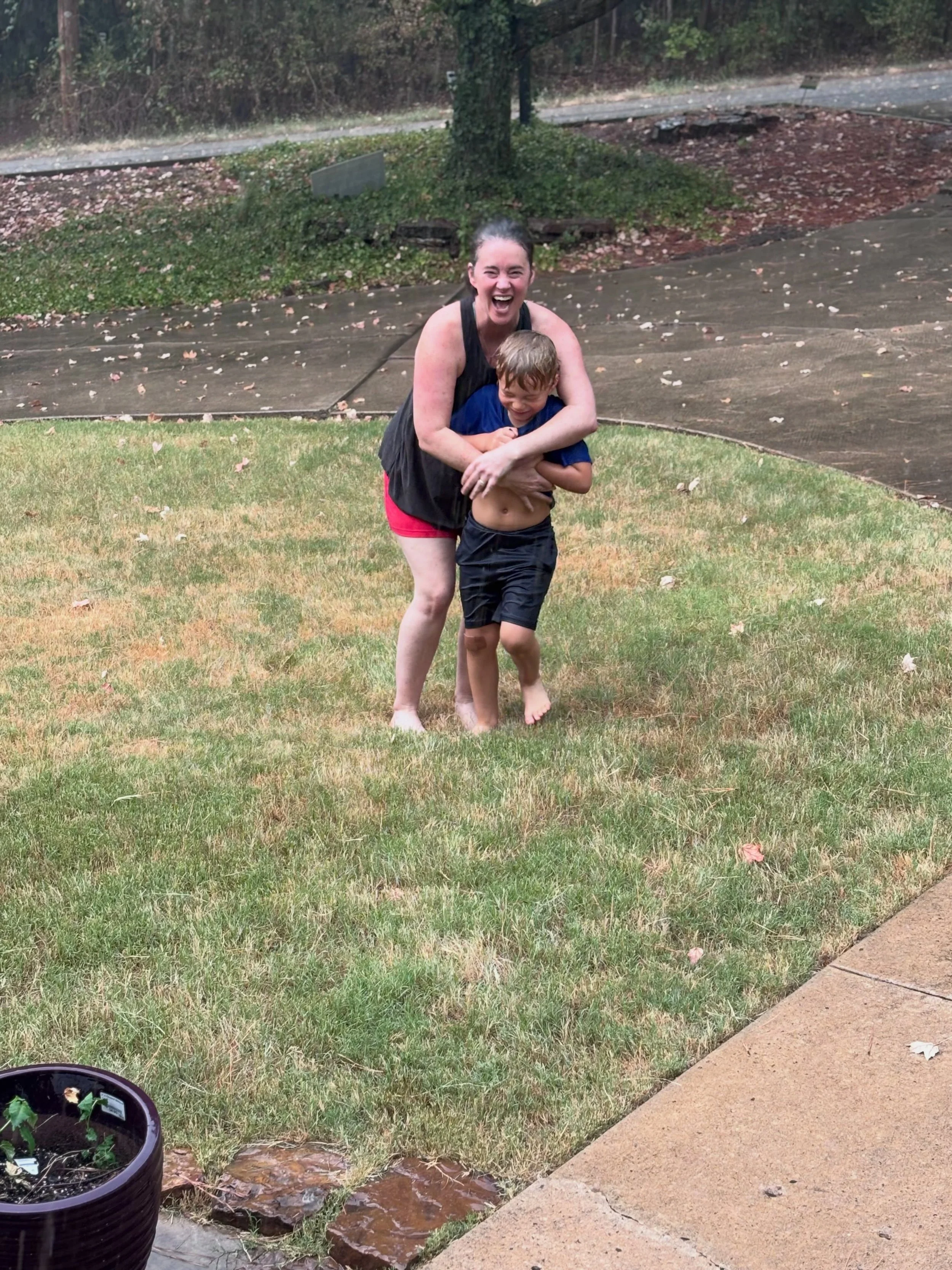 Giving thanks for the rain 🙌🙌🙌 Playing in the rain multiple generation style ❤️❤️❤️

#restorehumanity #givingthanks #letitrain #rhglobalfamily