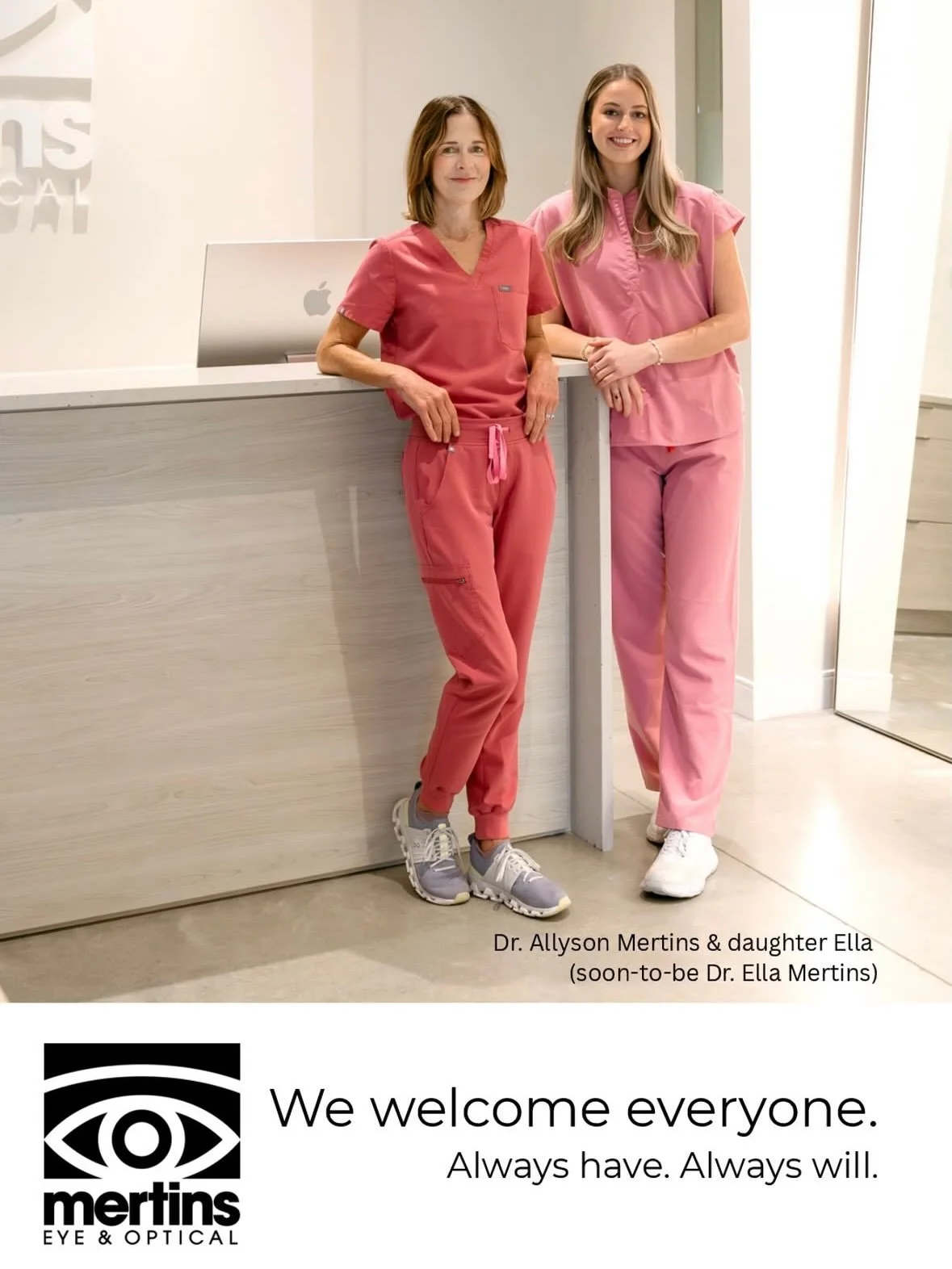 I could talk all day long about how amazing this lady is! Dr. @ae.mertins is an exceptional optometrist and human ❤️ 

She is kind, generous, and so good at her job. My youngest son Howie doesn&rsquo;t like strangers at all, but Dr. Mertins made him 