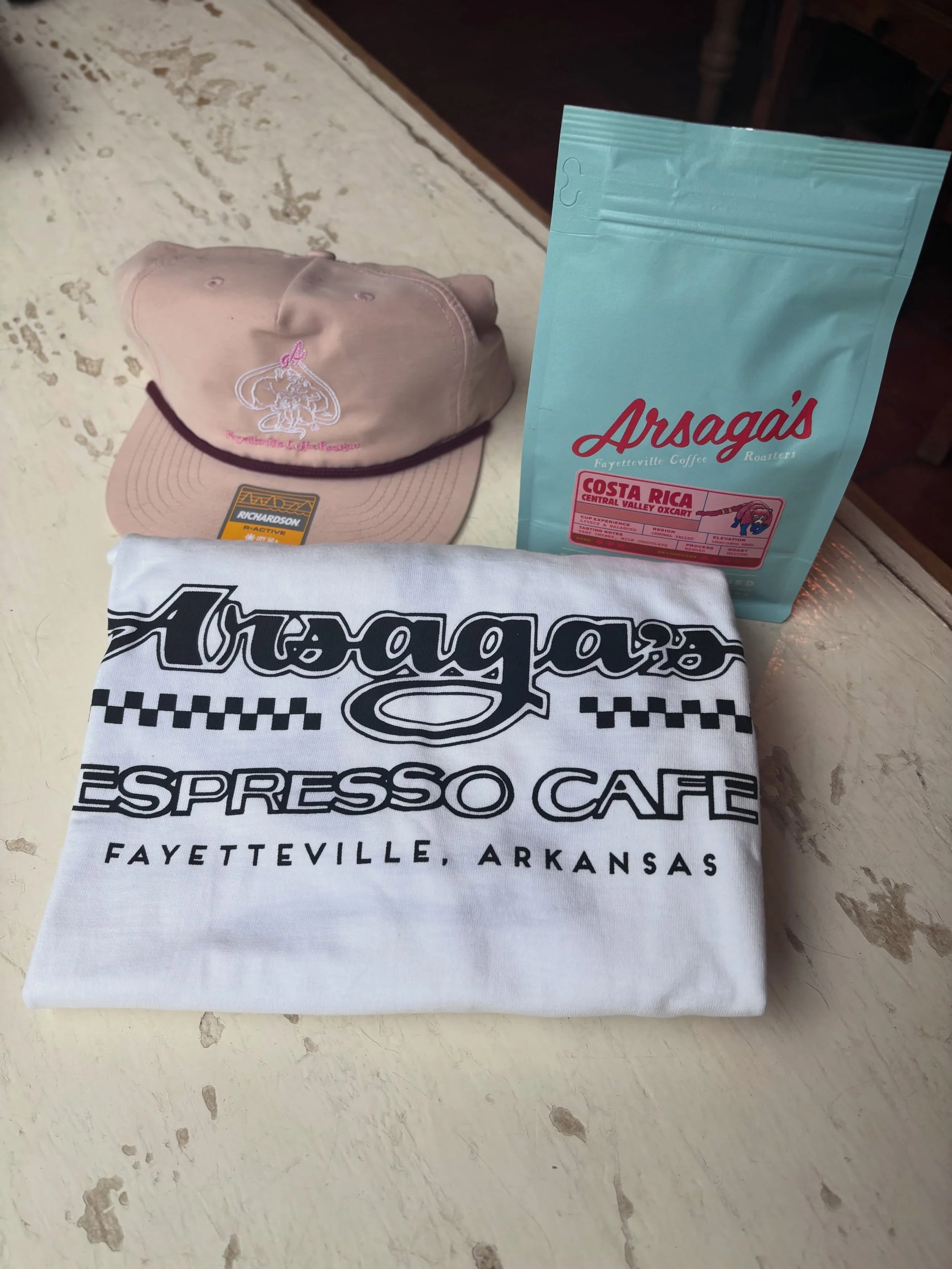 We love having goodies from one of everyone&rsquo;s favs @arsagascoffeeroasters  in our Winetopia auction. The Arsaga family has supported Restore Humanity since we started 20 years ago and we are so grateful! 

This sweet little goody bag has a supe