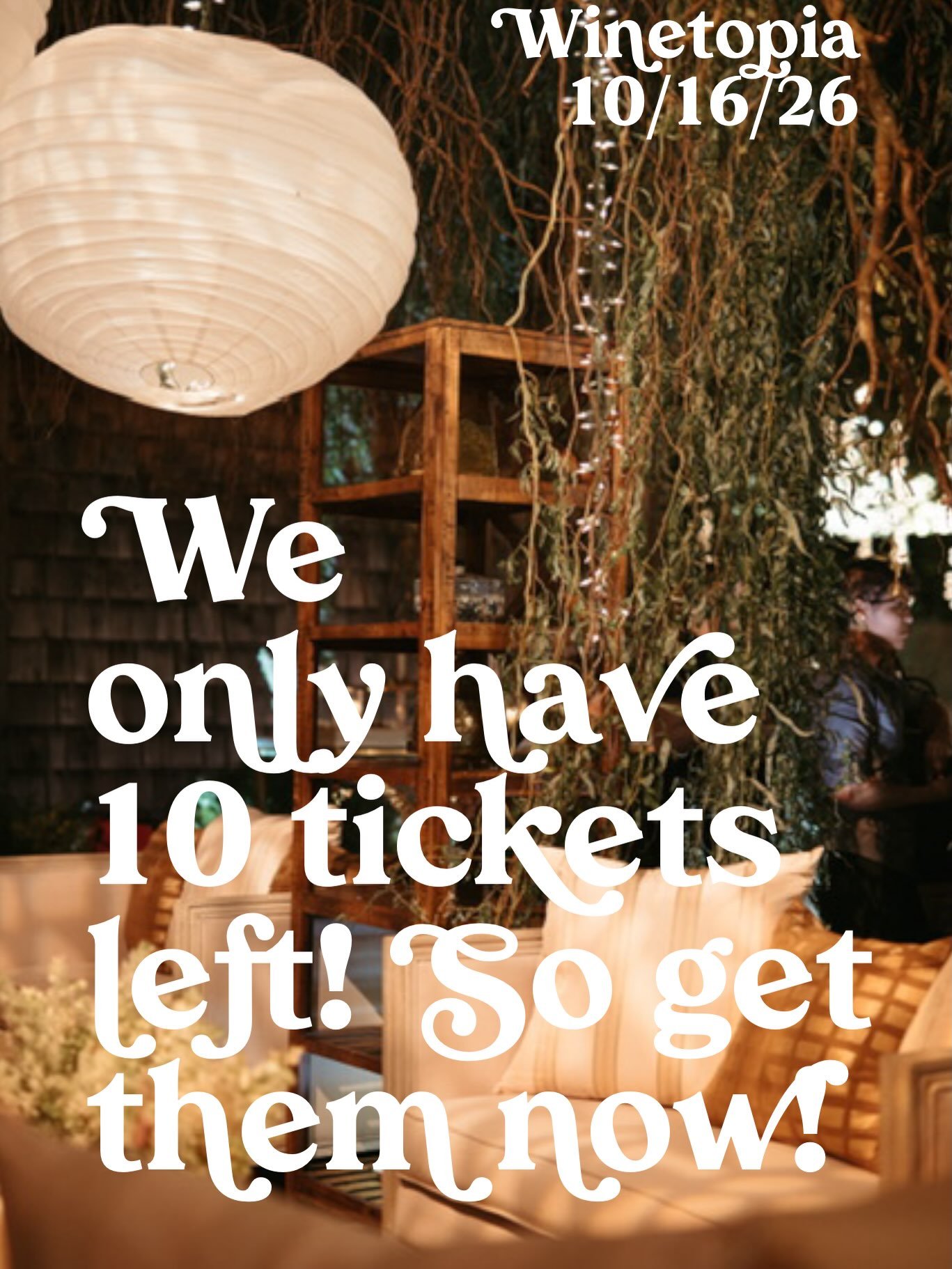 All the Winetopia deets in one place 🙌🙌🙌

-Tickets&mdash;we have only 10 left 👀😬👀😬

-Valet-today is the last day to purchase valet passes (they are not available on event day)

-What should you wear? Whatever feels good to you!

-Can&rsquo;t c