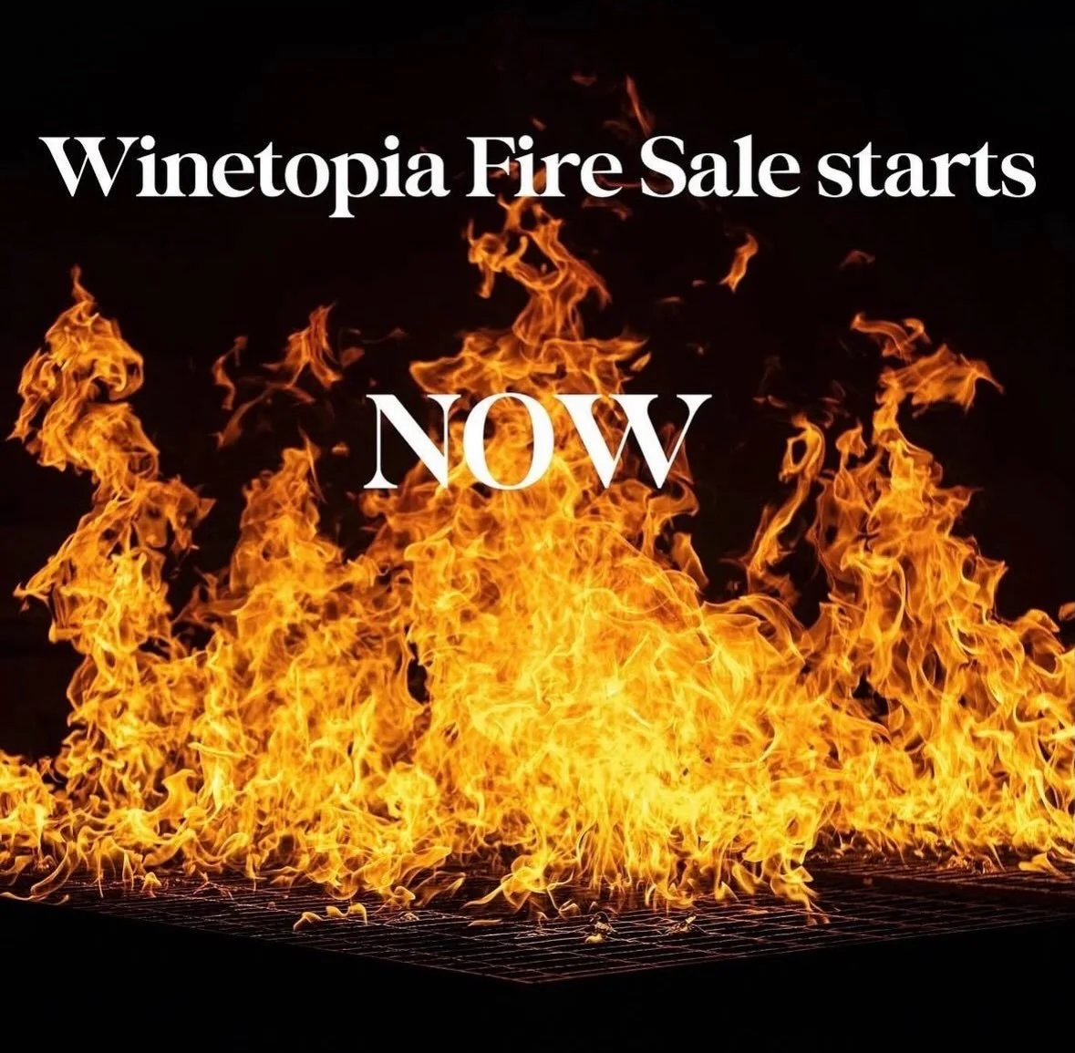 📣 Winetopia FIRE SALE has begun 📣

Our FIRE SALE is happening now! 🙌What is a fire sale? All of our remaining silent auction items are now available and with an additional discount on the starting bid! It doesn&rsquo;t get better than this folks! 