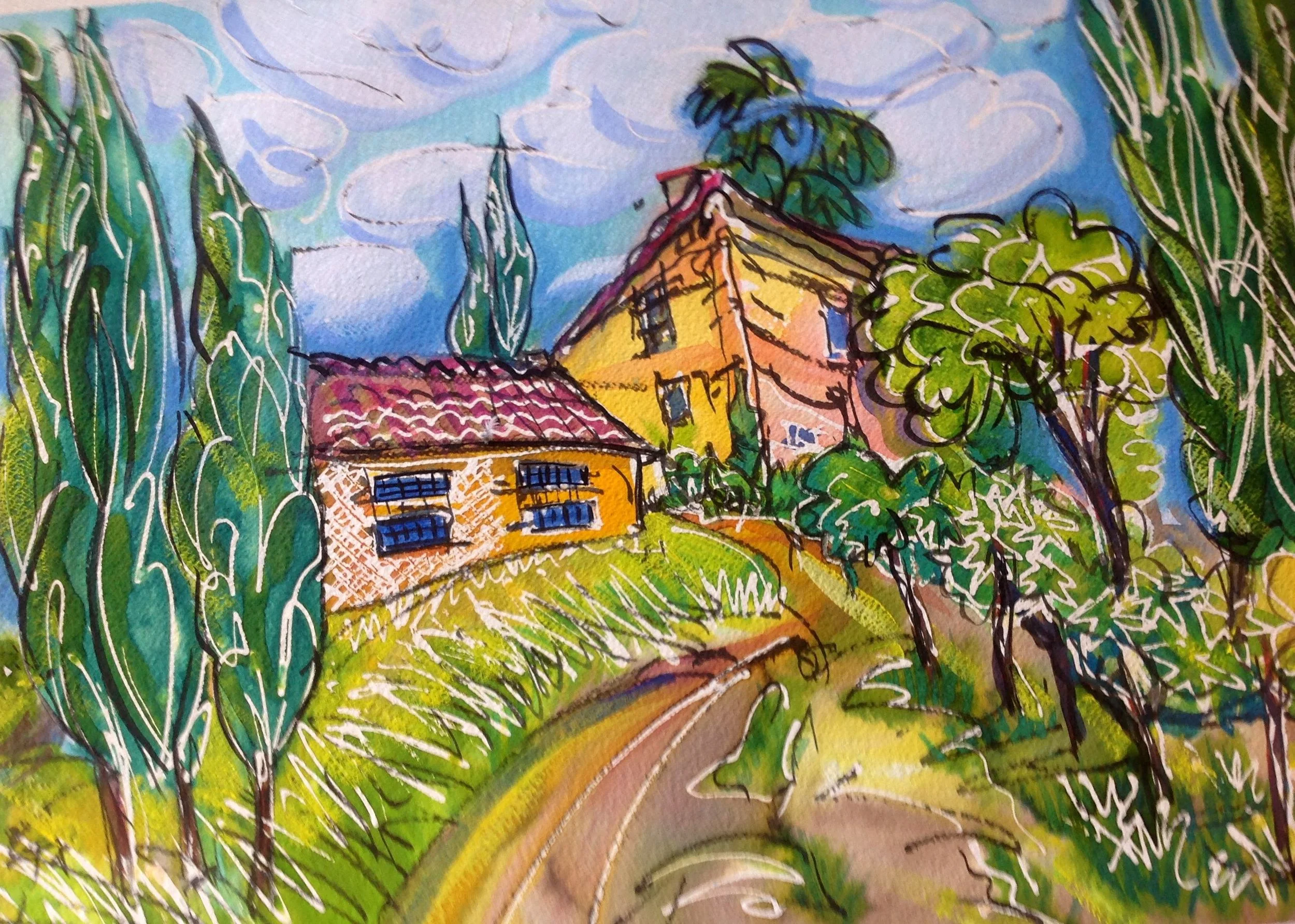 Three Cypress