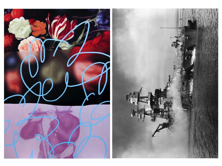 Jared Flaming Exciter (2016) Oil on Panel 64x48 in. Eric Helvie Leviathan (2016) Oil on Canvas 68x48 in.