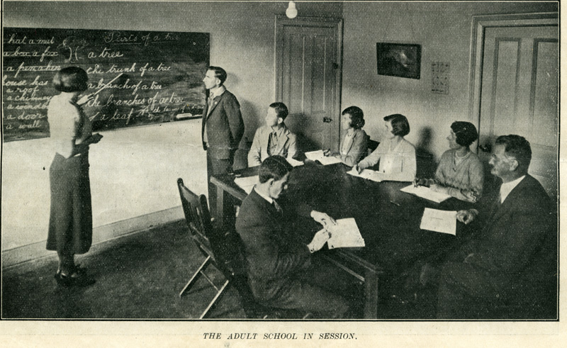 Adult Deaf Education class 1932
