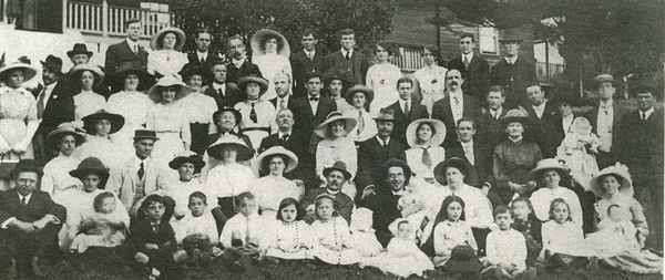 Picnic at Clifton Gardens, Sydney Harbour on 14 October 1913