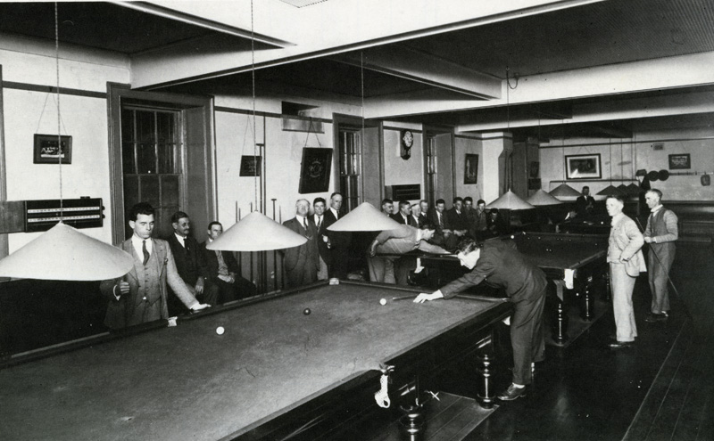 The Billiard Room in 1932
