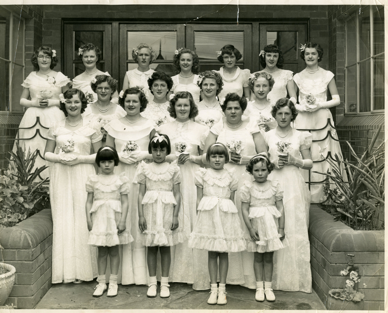 Deaf Ladies Debutantees at Gordon-Davis House, Stanmore in 1951