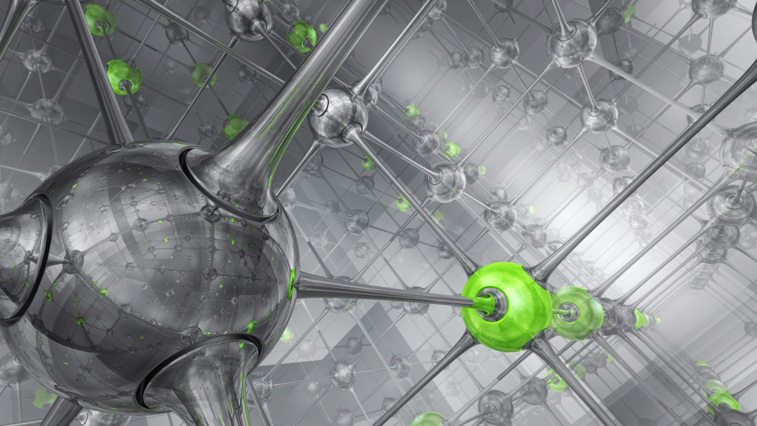 When the color of one node is changed, it's reflections are repeated throughout the system.
