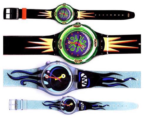  Designs created for and produced by SWATCH 