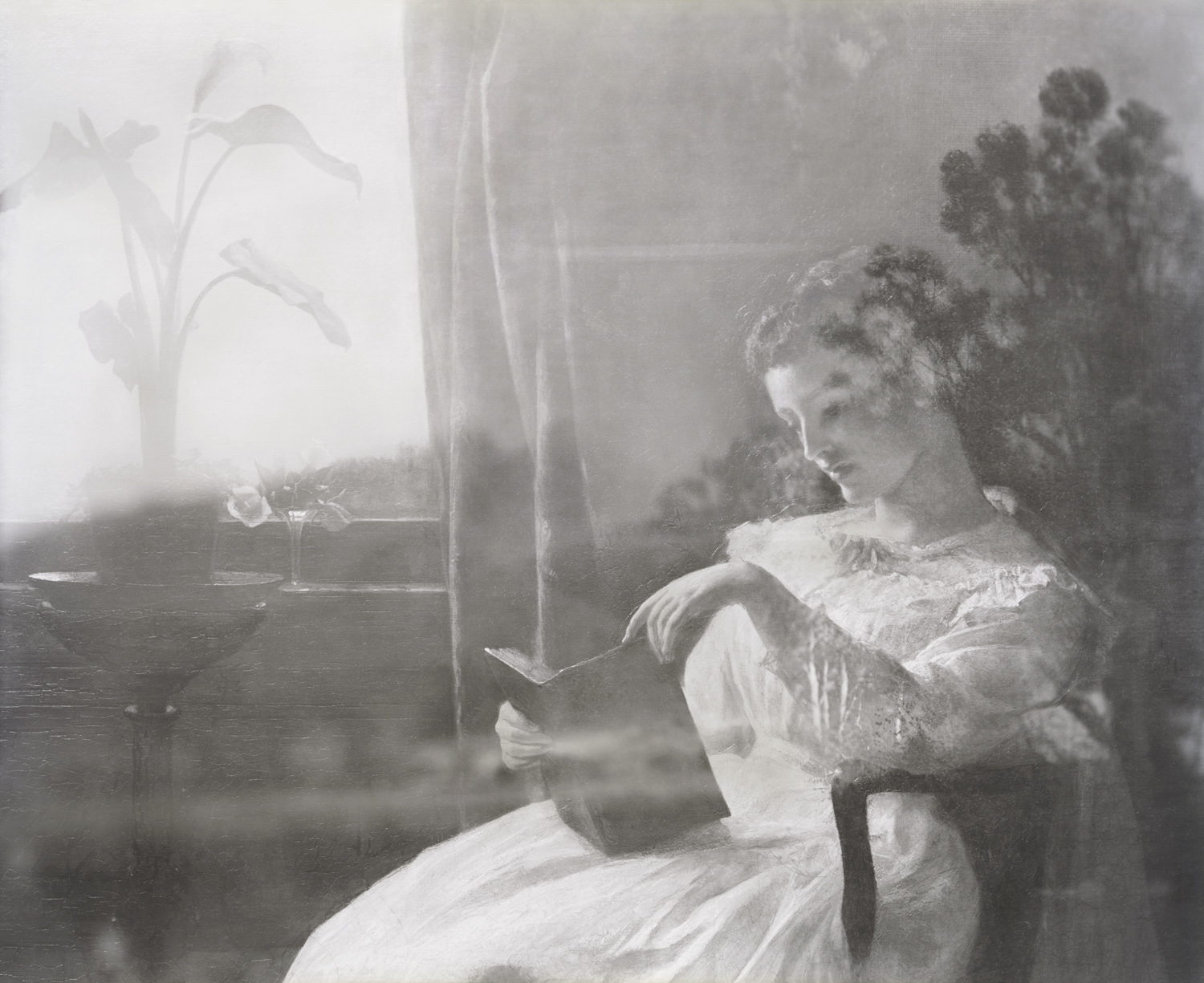   A Young Girl Reading, The Summer Storm, St. Johnsbury Athenaeum, 2012  