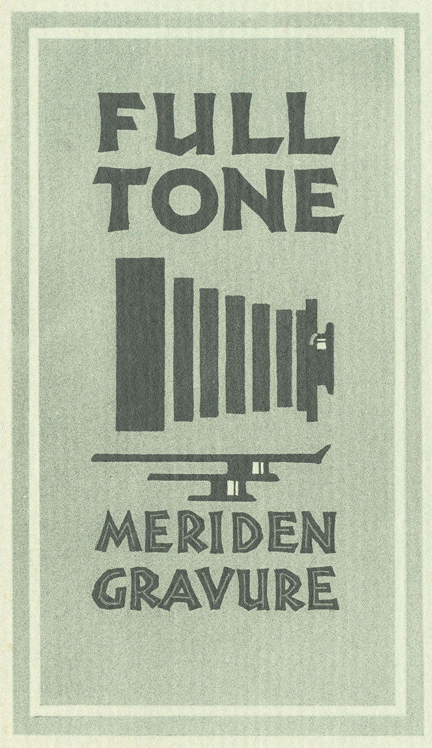  Logo used by the Meriden Gravure Company in the 1930s. 