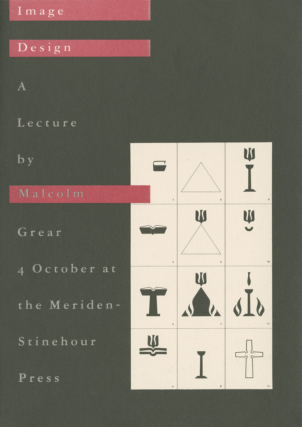 Image Design , A lecture by Malcom Grear
