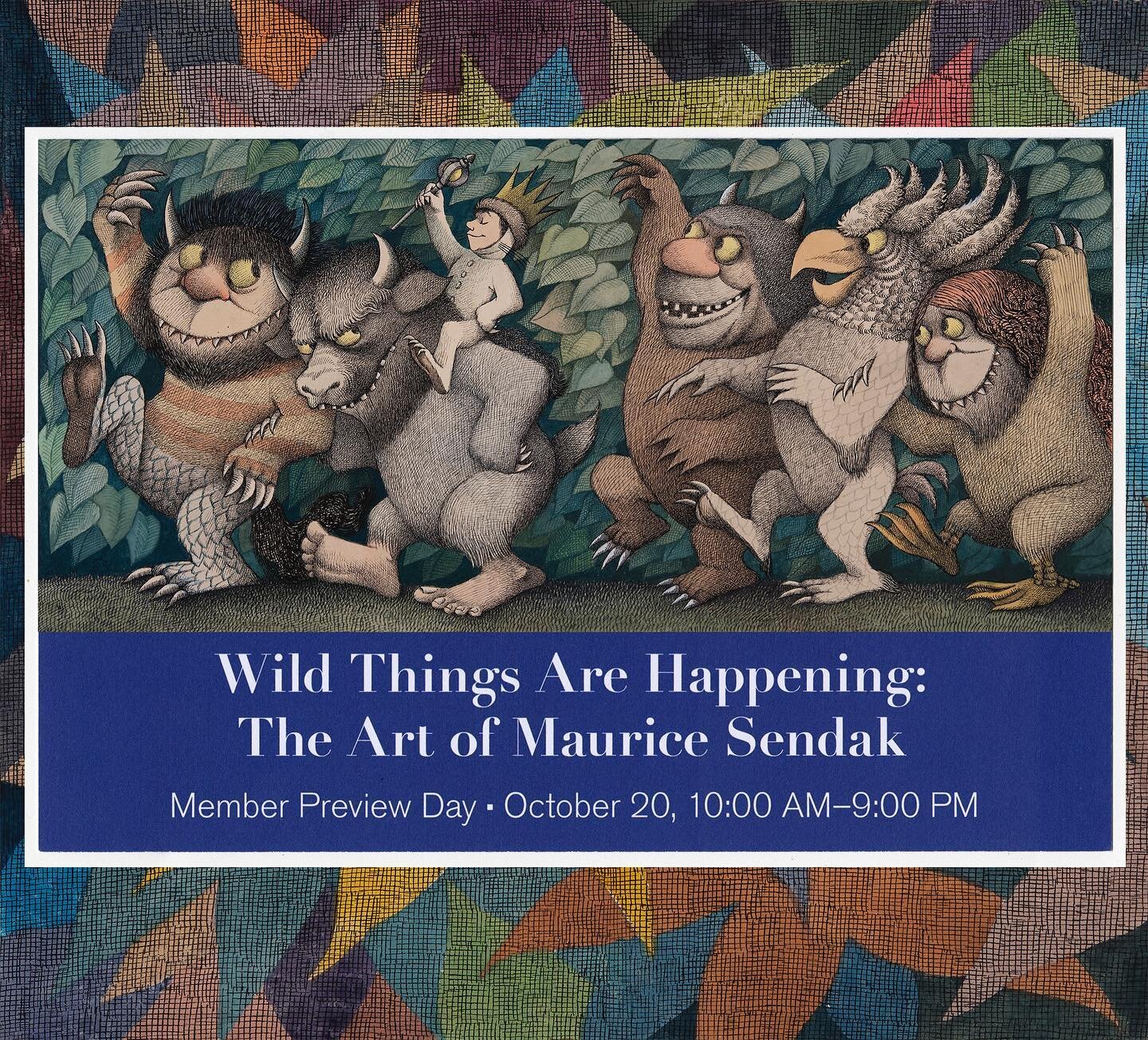 Over one hundred and fifty sketches, storyboards, drawings and paintings by Maurice Sendak from The Maurice Sendak Foundation in Ridgefield, Connecticut are now on exhibition at the Columbus Museum of Art, Columbus, Ohio. This will be the first retro