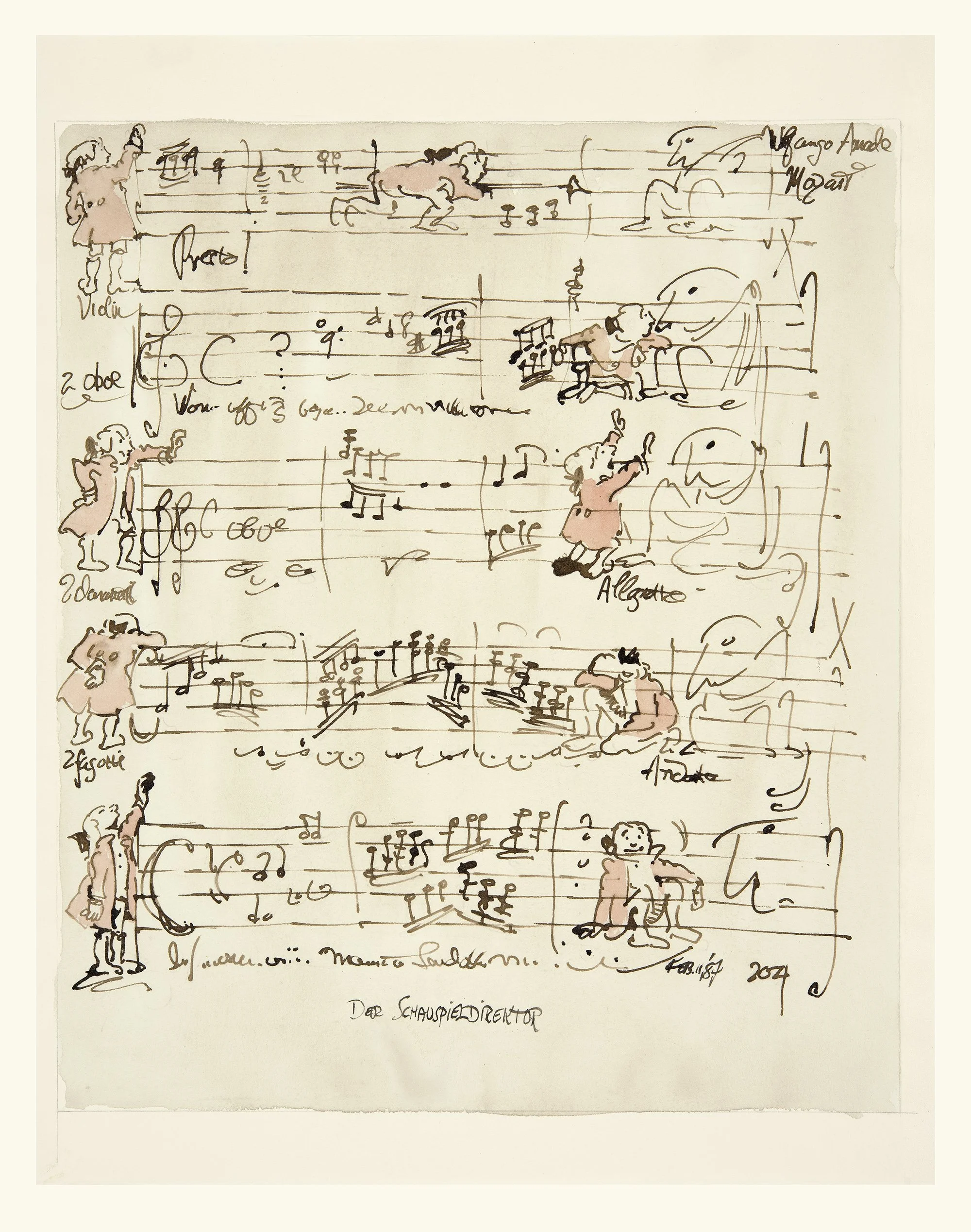 Maurice Sendak_Mozart-Der Shcauspieldirektor print.jpg