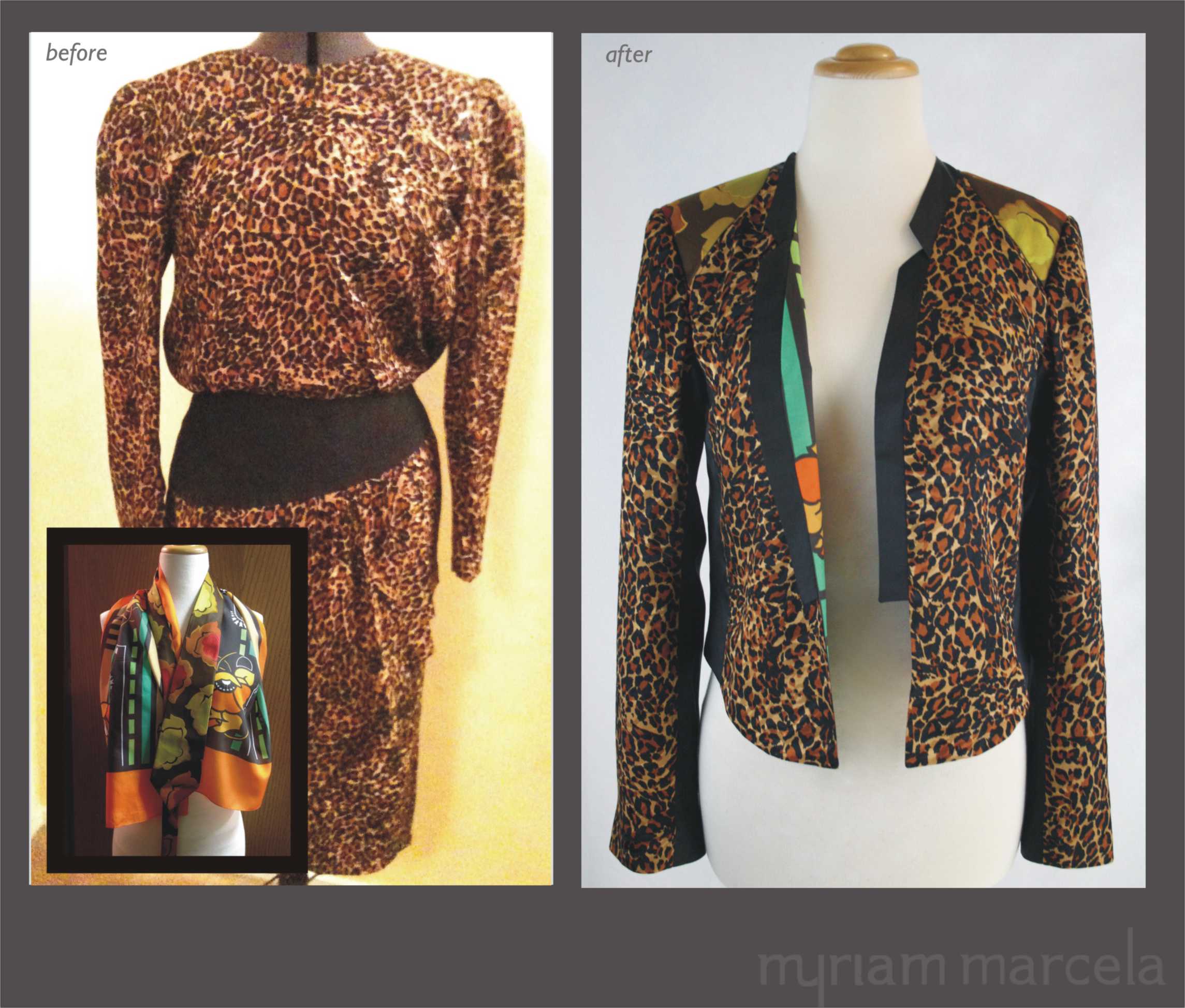 Sam Leopard Jacket.-