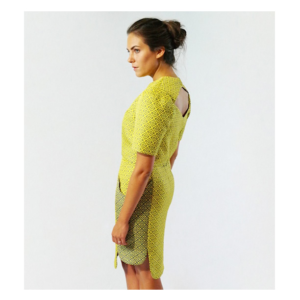 Medallion Pencil Skirt and Structure Top side view.jpg