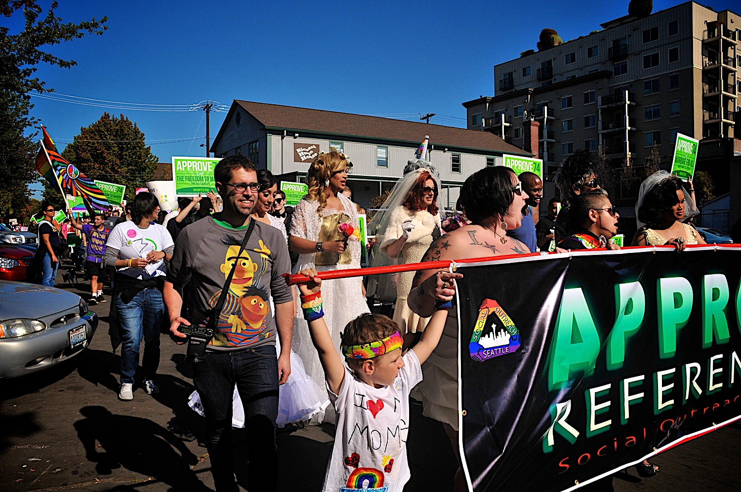 March for Marriage Equality, Seattle, WA, October 2012. Photo by Jimmy Gonzalez.